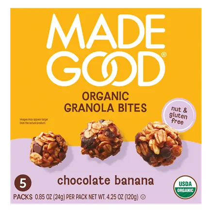 Chocolate Banana Granola Minis