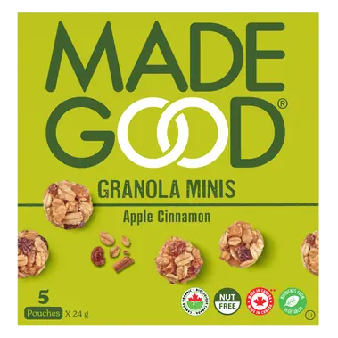 Organic Granola Minis Apple Cinnamon 5 x 24 g