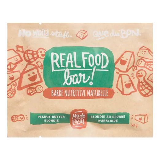 Real Food Blondie Bar Peanut Butter 53 g