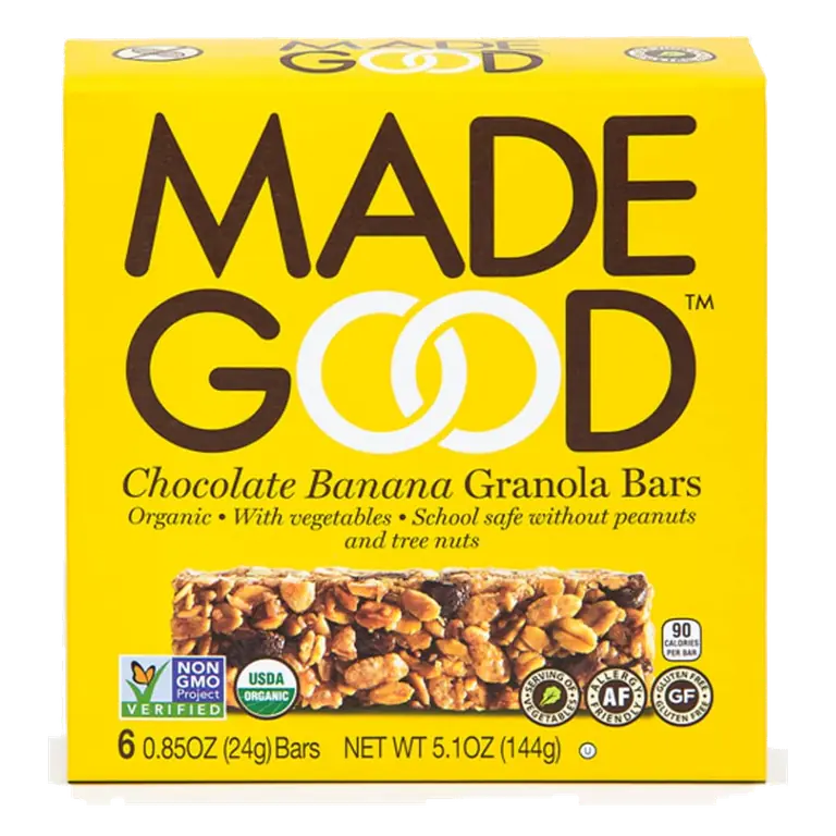 Chocolate Banana Granola Bars