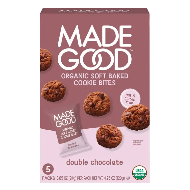 Double Chocolate Organic Soft Baked Mini Cookies