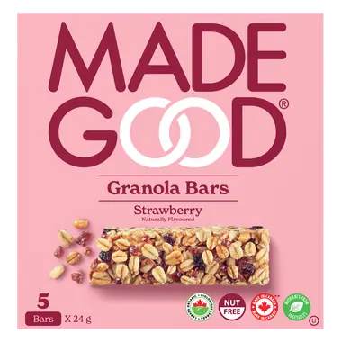 Made Good Nut-Free Granola Bar Strawberry 5 x 24 g