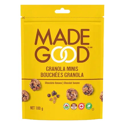 Made Good Organic Granola Bars Minis Chocolate Banana 100 g