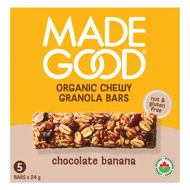 Granola Bars Chocolate Banana 5 x 24 g