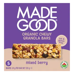Granola Bars Mixed Berry 5 x 24 g