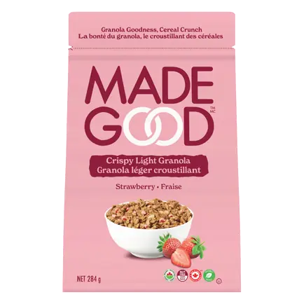 Organic Granola Crispy Light Strawberry 284 g