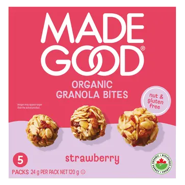 Organic Mini Granola Strawberry 5 x 24 g