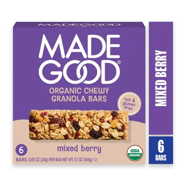 Mixed Berry Granola Bars