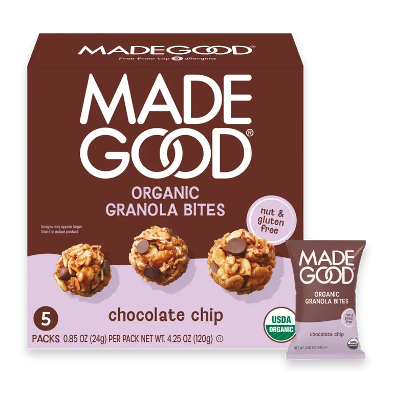 Organic Chocolate Chip Granola Bites 5pk