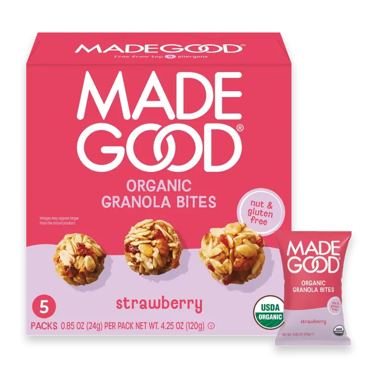 Organic Strawberry Granola Bites 5pk