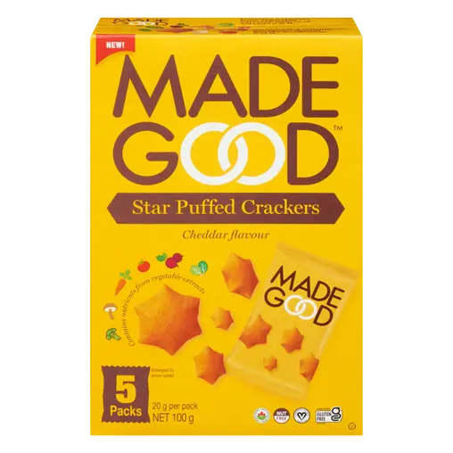 Star Puffed Crackers Cheddar 100 g