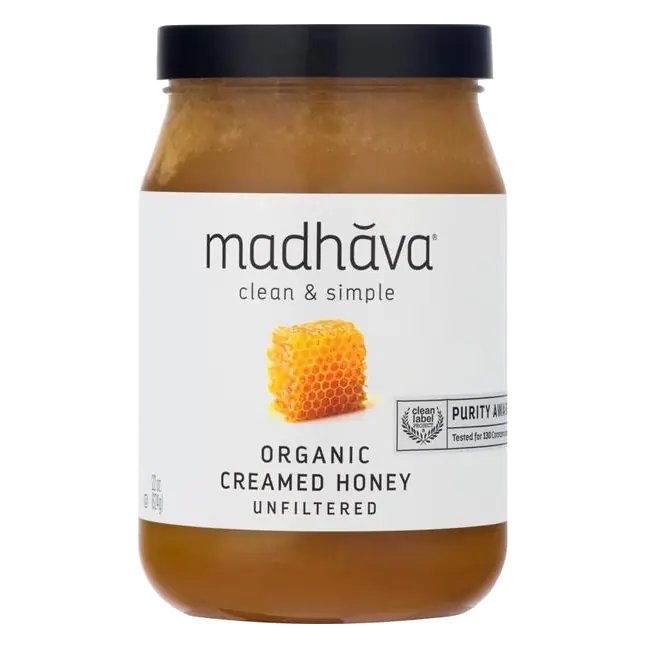 Madhava Organic Creamed Honey