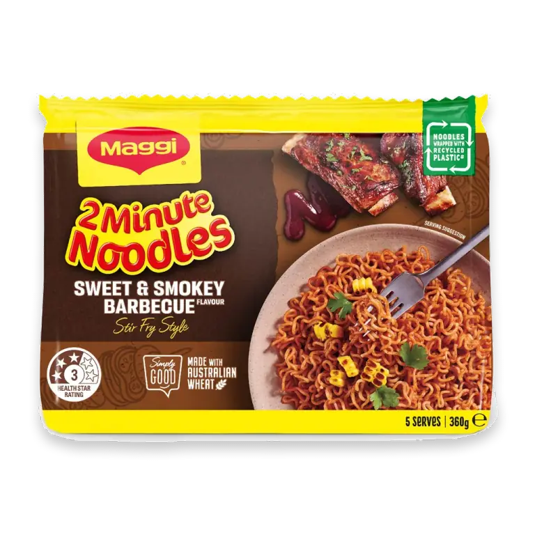 2 Minute Noodles Sweet & Smokey Barbecue