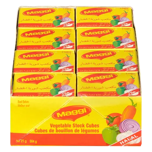 Bouillon Cubes Vegetable 504 g