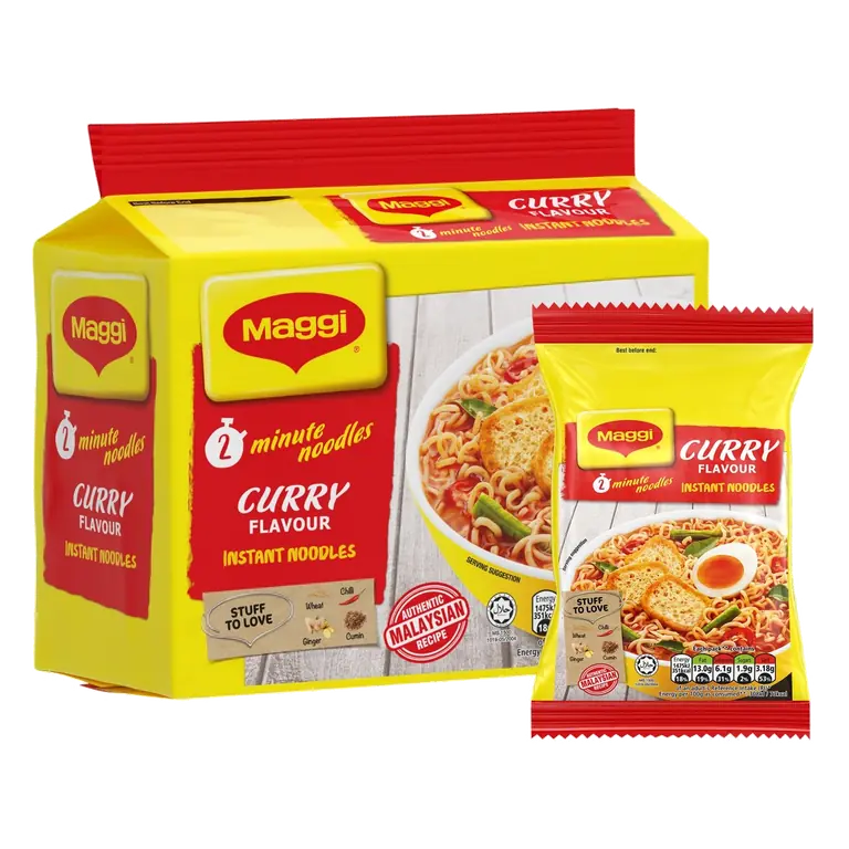 Curry Flavour Instant Noodles Multipack 5 x 79g