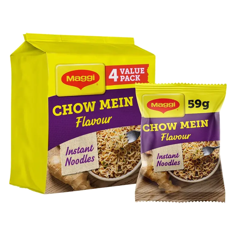 Instant Noodles Chow Mein Flavour 4 x 59.2g