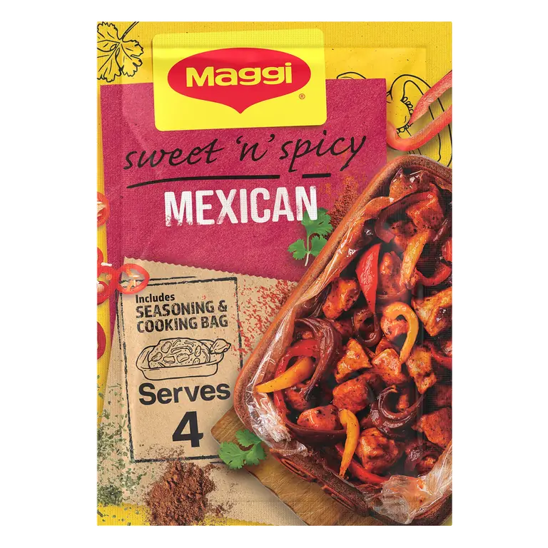 Maggi Juicy Sweet and Spicy Mexican Chicken Herbs and Spices Recipe Mix 38g