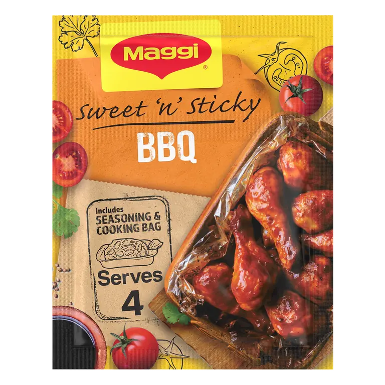 Maggi Juicy Sweet and Sticky BBQ Chicken Herbs and Spices Recipe Mix 41g