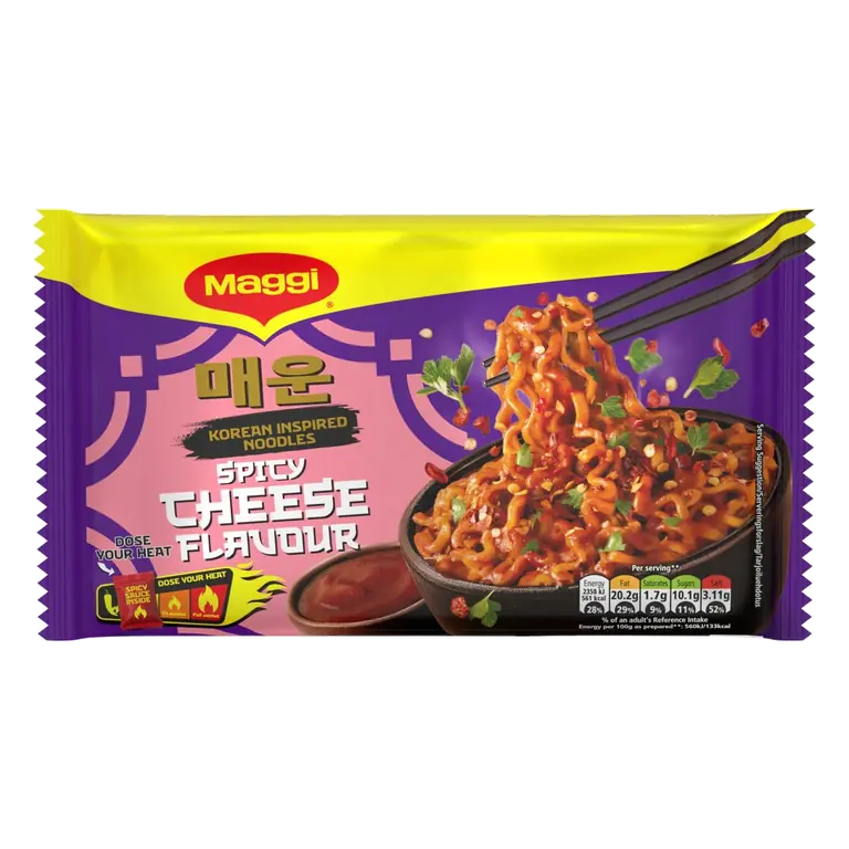 Korean Spicy Creamy Cheese Noodles