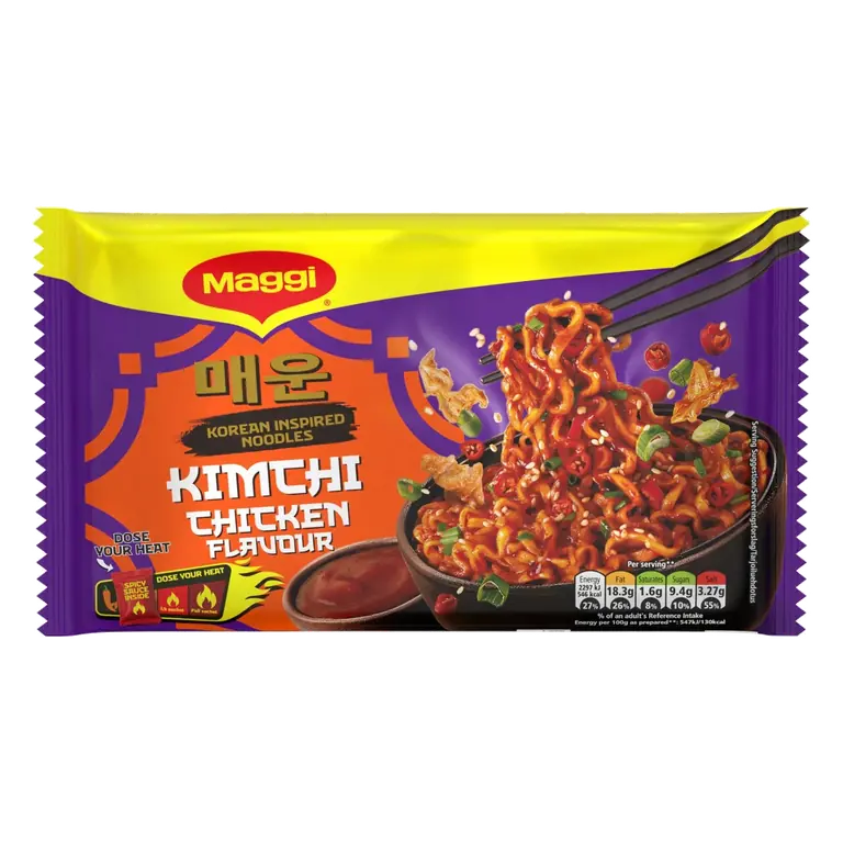 Korean Spicy Kimchi Chicken Noodles