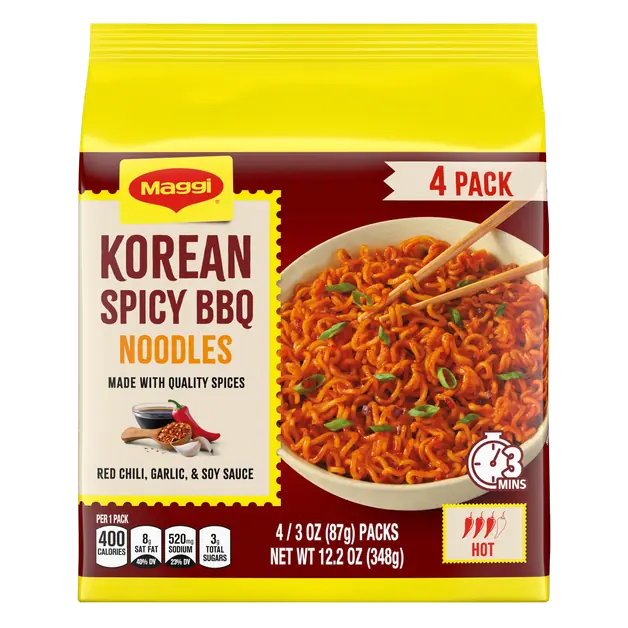 Spicy Korean BBQ Noodles - 4 ct