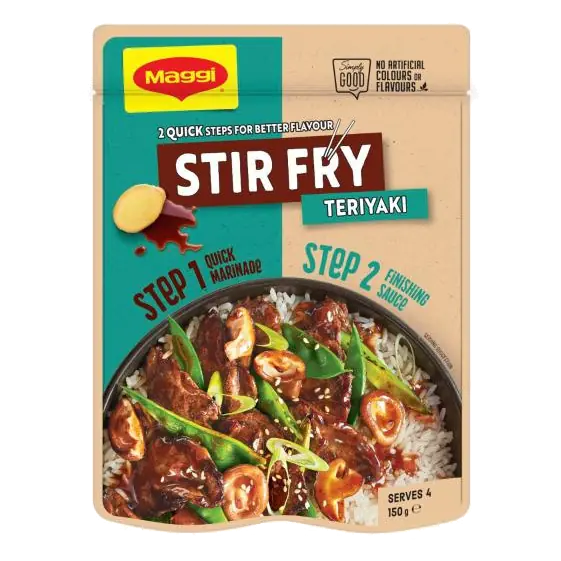 Stir Fry Asian Style Teriyaki Sesame Flavour