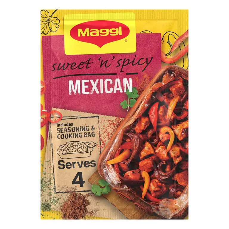 Sweet 'N' Spicy Mexican Seasoning Mix & Cooking Bag 40g