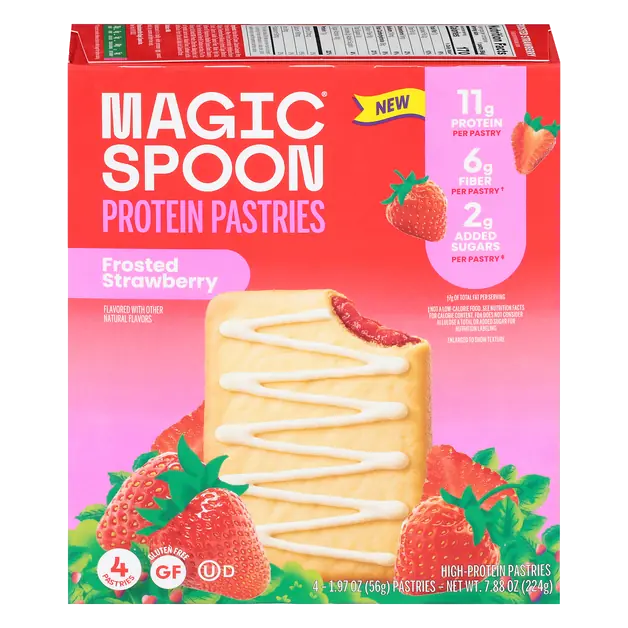 Frosted Strawberry 11g Protein Pastries - 4 ct