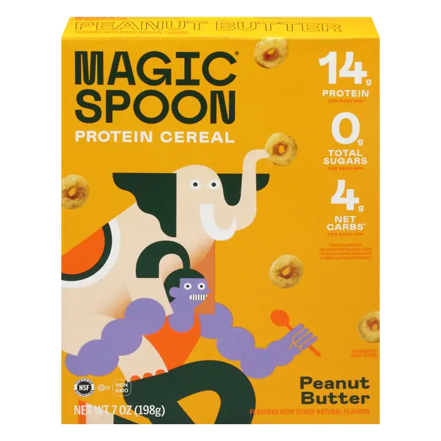 Gluten & Grain Free Peanut Butter High Protein Cereal