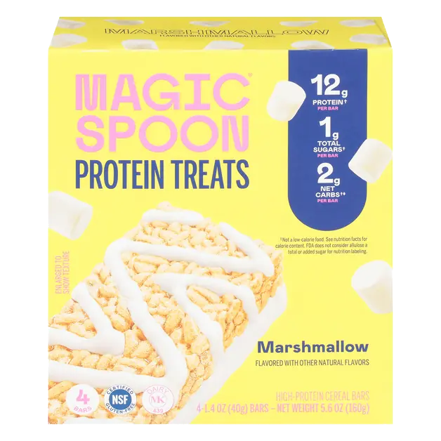Treats Marshmallow High Protein Cereal Bars - 4 ct