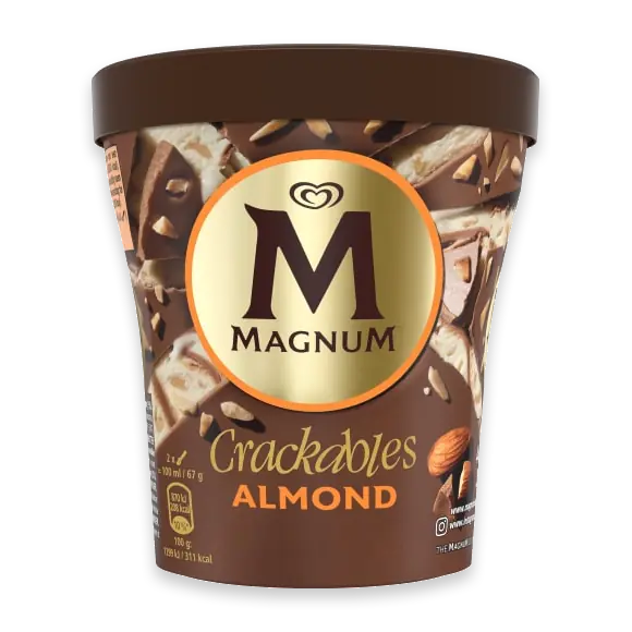 Almond Crackable Glass