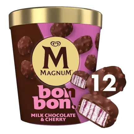 Bonbon Cherry & Milk Chocolate Ice Cream Frozen Snack