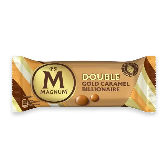 Double Gold Caramel Billionaire Glass