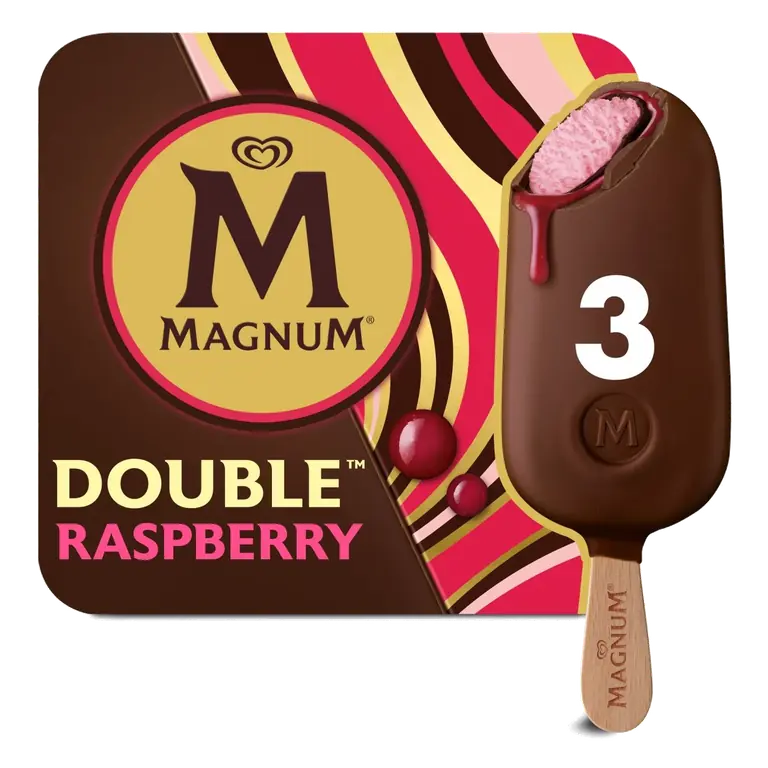 Double Raspberry Ice Cream Sticks 3 x 85ml