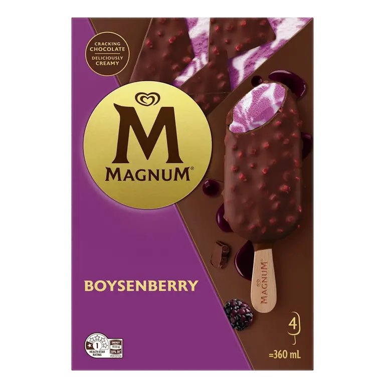 Frozen Dessert Boysenberry