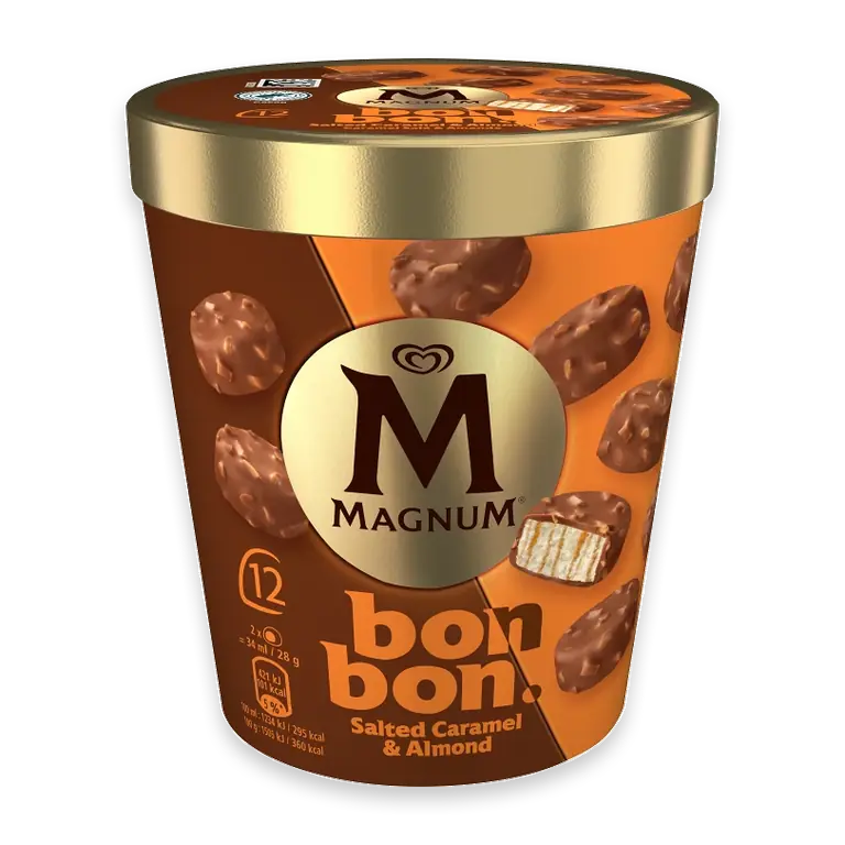 Glass Bonbon salted caramel & almond 204 Milliliter