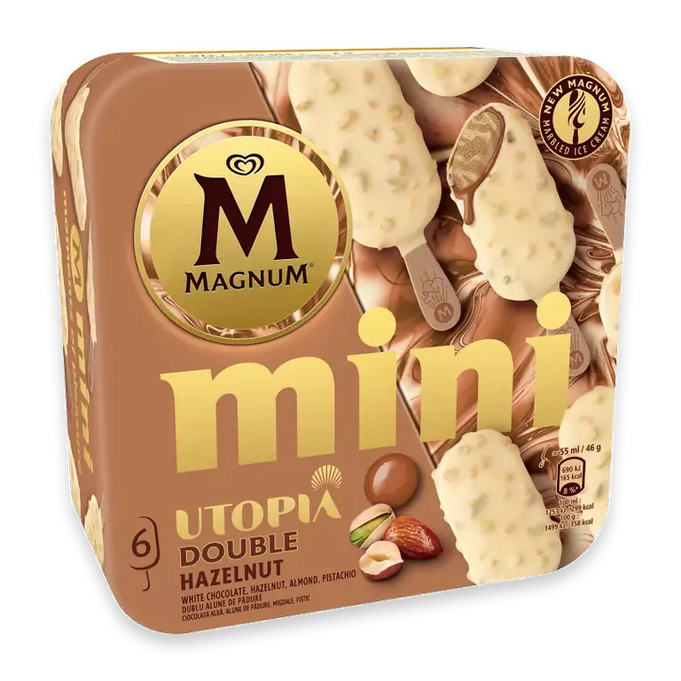 Glass Utopia double hazelnut mini 6-p