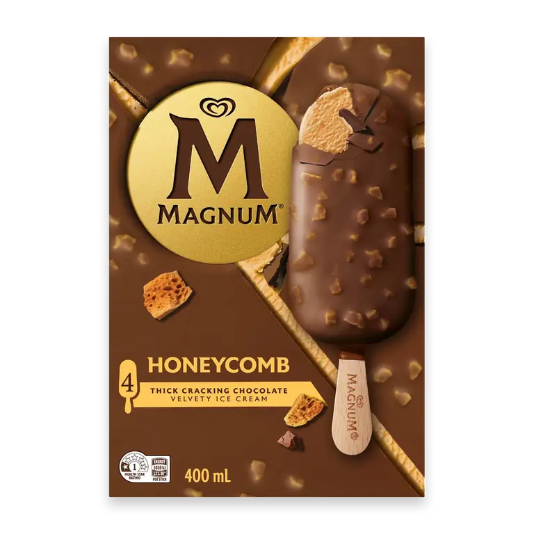 Honeycomb Ice Cream Sticks