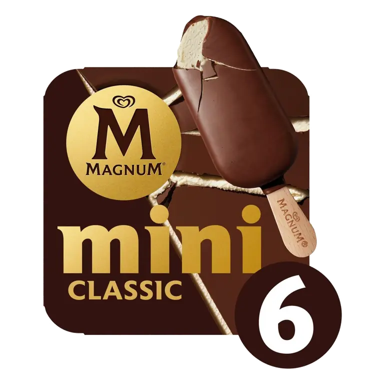 Mini Classic Ice Cream Sticks 6 x 55ml