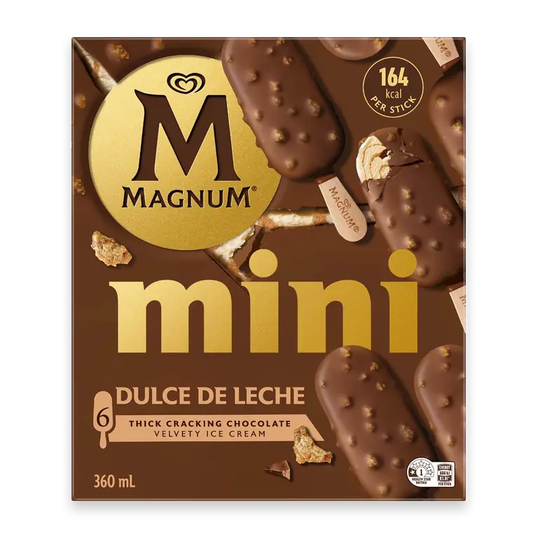 Mini Dulce De Leche Ice Cream Sticks