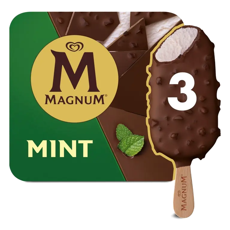 Mint Ice Cream Sticks 3 x 100ml