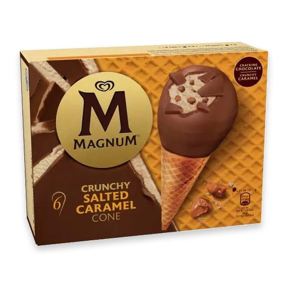 Salted Caramel Cone Glass
