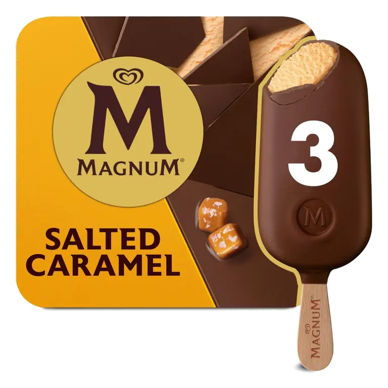 Salted Caramel Ice Cream Sticks 3 x 100ml
