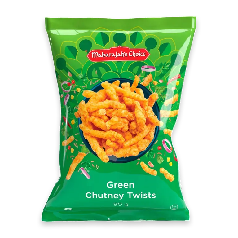 Green Chutney Twists