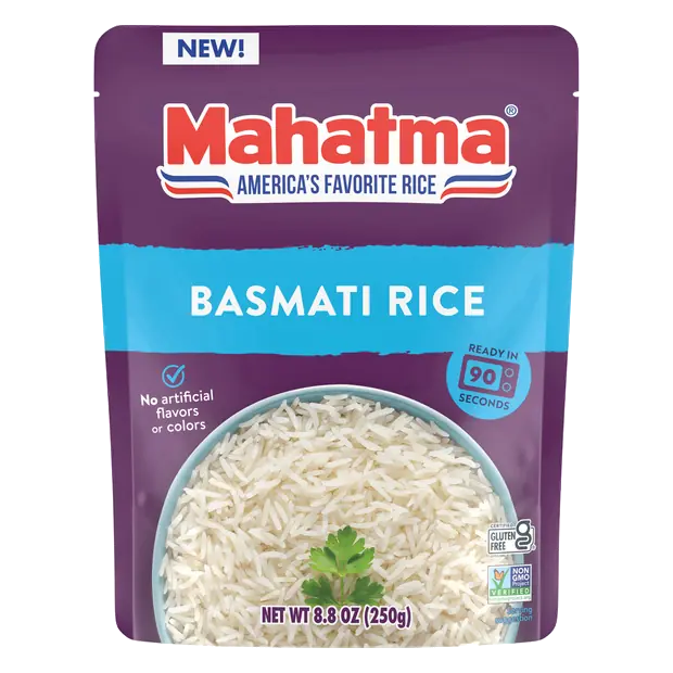 Gluten Free 90 Second Microwave White Basmati Rice