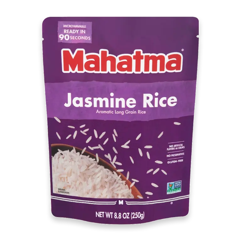Jasmine Rice, Ready to Heat 90 Seconds, 8.8 oz (250g)