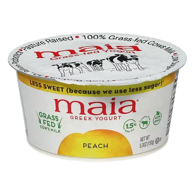 Greek Yogurt, Peach, Grass-Fed