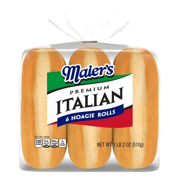 Premium Italian Hoagie Rolls - 6 ct