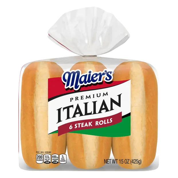 Premium Italian Steak Rolls - 6 ct