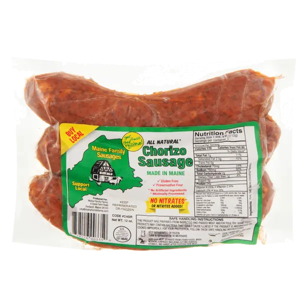 All Natural Chorizo Sausage - 3 ct